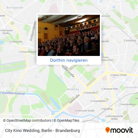 City Kino Wedding Karte