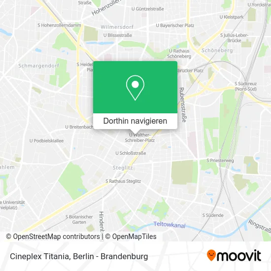 Cineplex Titania Karte