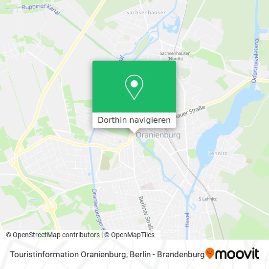 Touristinformation Oranienburg Karte