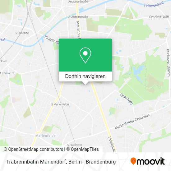 Trabrennbahn Mariendorf Karte