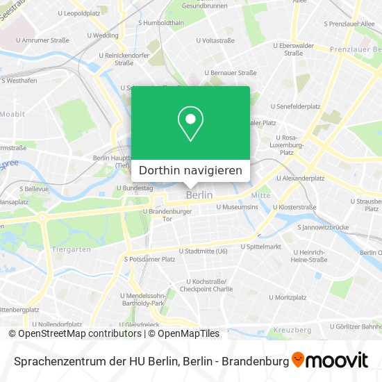 Sprachenzentrum der HU Berlin Karte