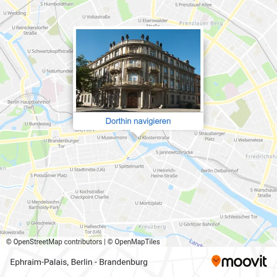 Ephraim-Palais Karte