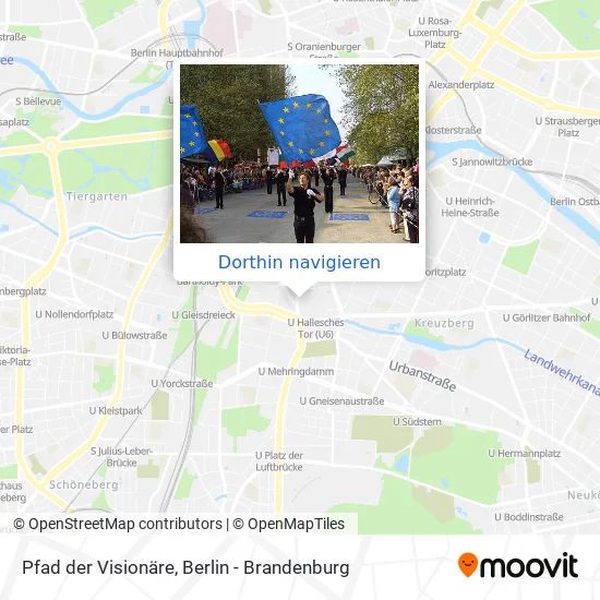 Pfad der Visionäre Karte