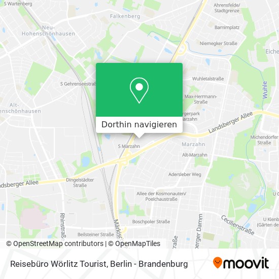Reisebüro Wörlitz Tourist Karte