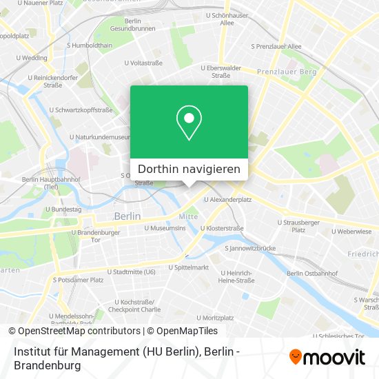 Institut für Management (HU Berlin) Karte