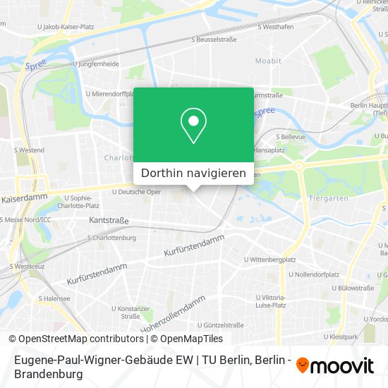 Eugene-Paul-Wigner-Gebäude EW | TU Berlin Karte