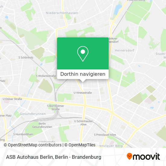 ASB Autohaus Berlin Karte