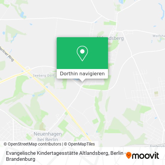 Evangelische Kindertagesstätte Altlandsberg Karte