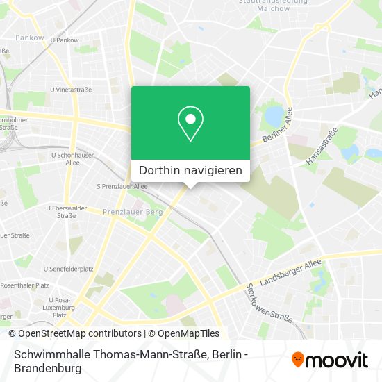 Schwimmhalle Thomas-Mann-Straße Karte
