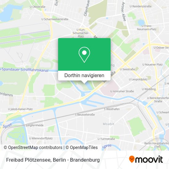 Freibad Plötzensee Karte