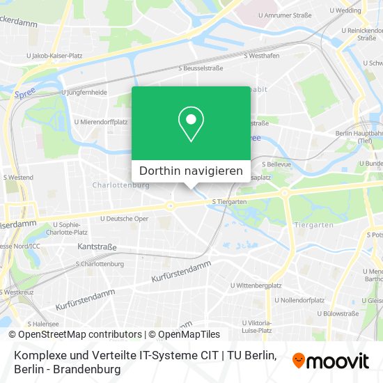 Komplexe und Verteilte IT-Systeme CIT | TU Berlin Karte
