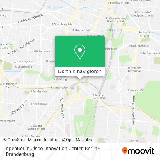 openBerlin Cisco Innovation Center Karte