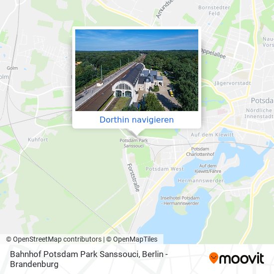 Bahnhof Potsdam Park Sanssouci Karte