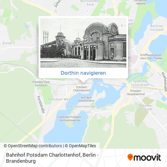 Bahnhof Potsdam Charlottenhof Karte