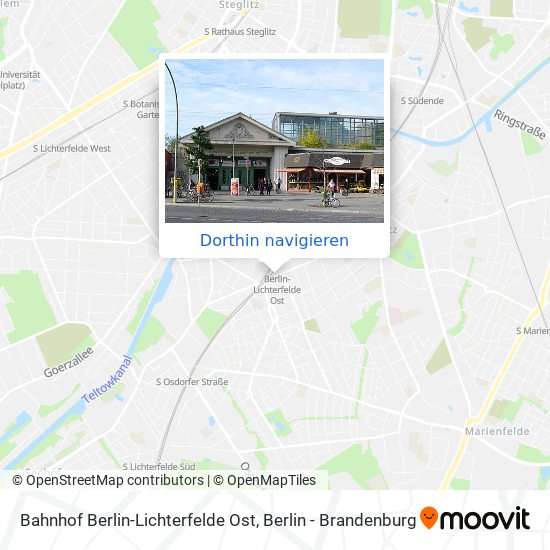 Bahnhof Berlin-Lichterfelde Ost Karte