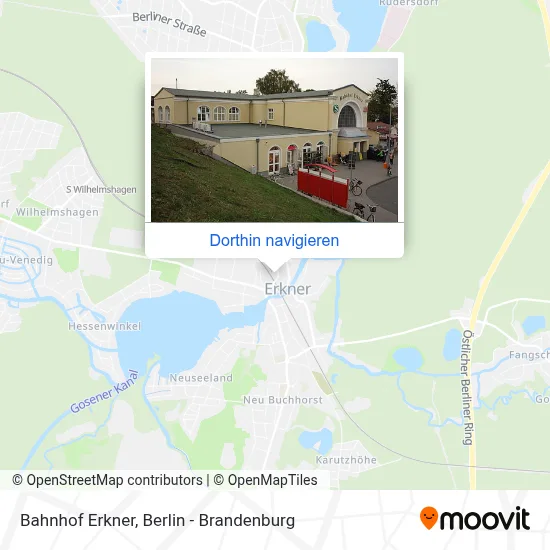 Bahnhof Erkner Karte