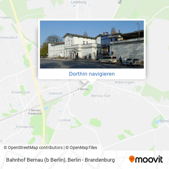Bahnhof Bernau (b Berlin) Karte