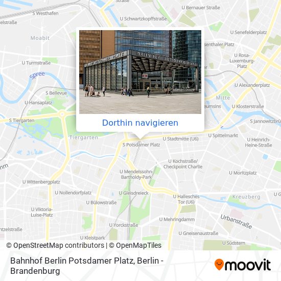Bahnhof Berlin Potsdamer Platz Karte