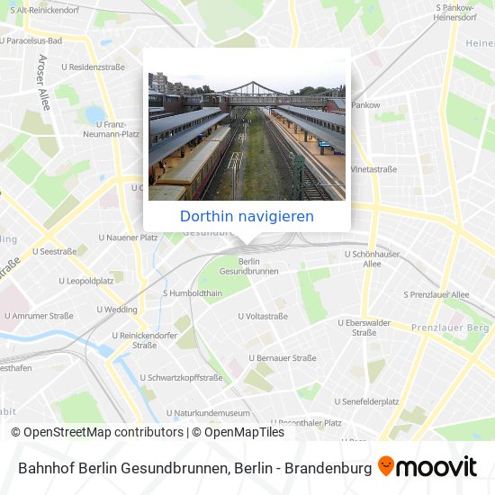 Bahnhof Berlin Gesundbrunnen Karte