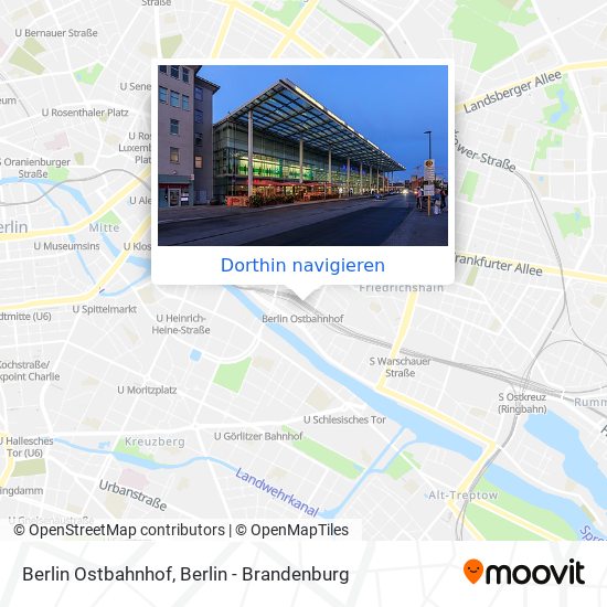 Berlin Ostbahnhof Karte