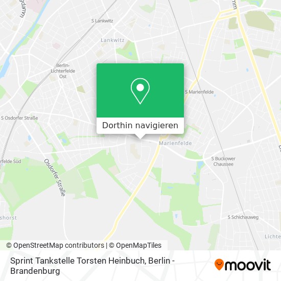 Sprint Tankstelle Torsten Heinbuch Karte