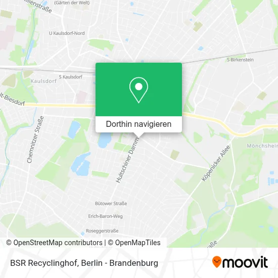 BSR Recyclinghof Karte