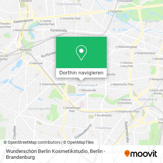 Wunderschön Berlin Kosmetikstudio Karte
