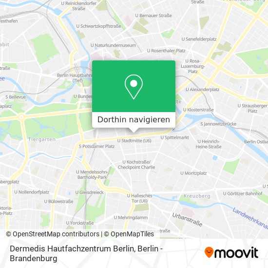 Dermedis Hautfachzentrum Berlin Karte