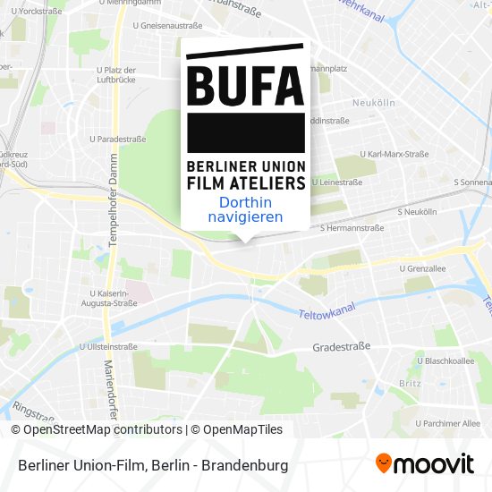 Berliner Union-Film Karte