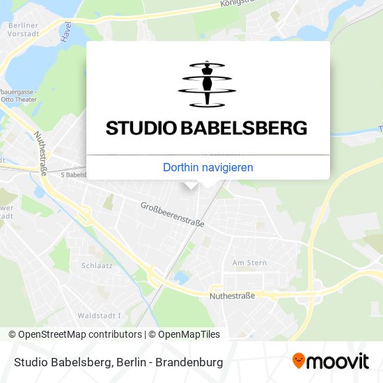 Studio Babelsberg Karte