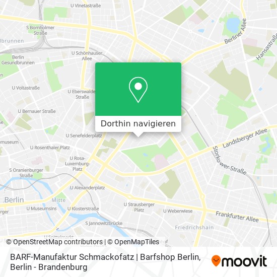 BARF-Manufaktur Schmackofatz | Barfshop Berlin Karte