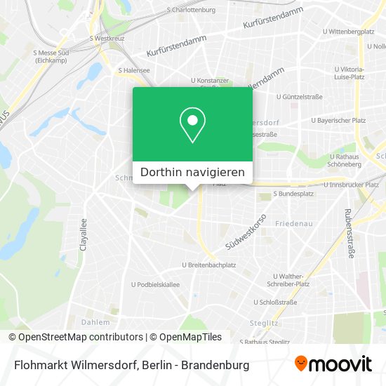 Flohmarkt Wilmersdorf Karte