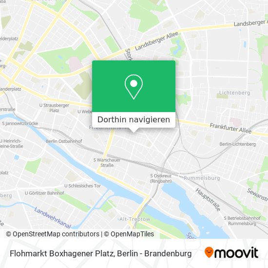Flohmarkt Boxhagener Platz Karte