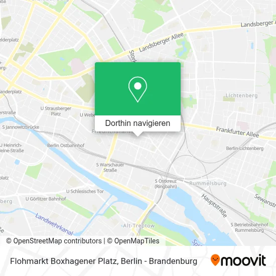 Flohmarkt Boxhagener Platz Karte