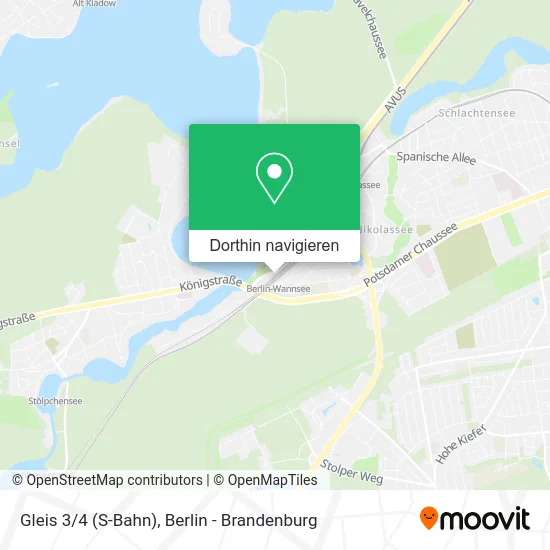 Gleis 3/4 (S-Bahn) Karte