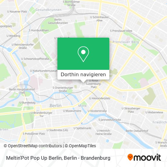 Meltin'Pot Pop Up Berlin Karte