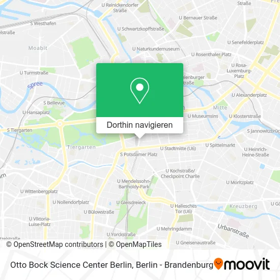 Otto Bock Science Center Berlin Karte