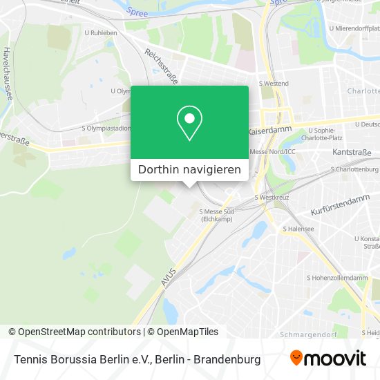 Tennis Borussia Berlin e.V. Karte