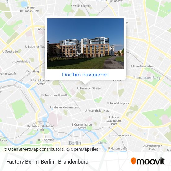 Factory Berlin Karte
