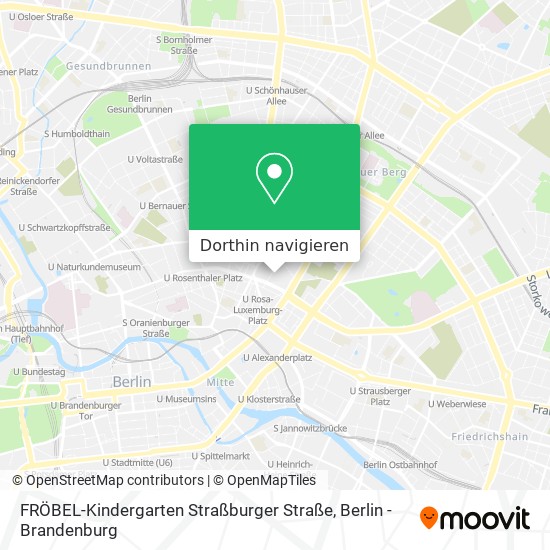 FRÖBEL-Kindergarten Straßburger Straße Karte