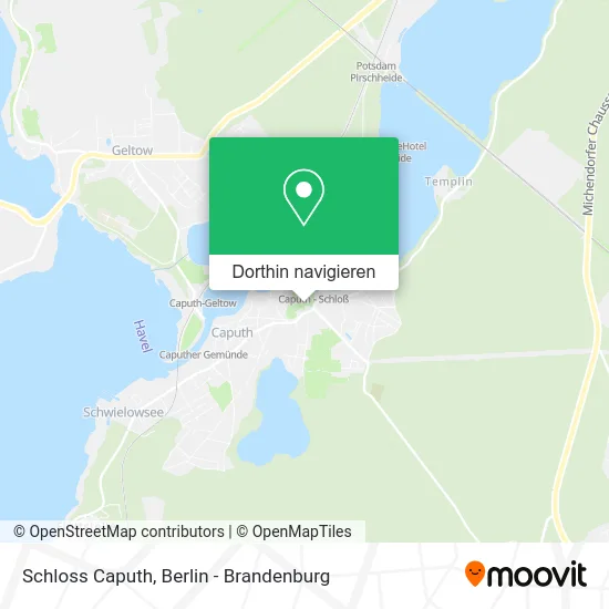 Schloss Caputh Karte