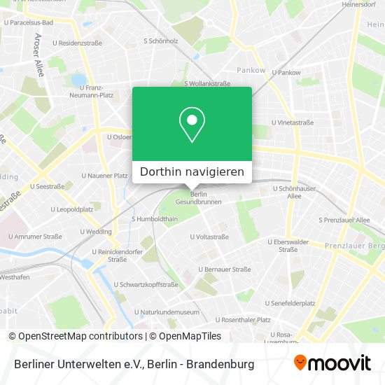 Berliner Unterwelten e.V. Karte