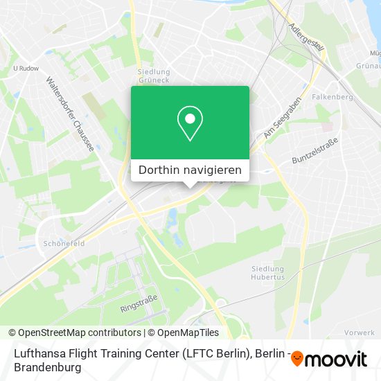 Lufthansa Flight Training Center (LFTC Berlin) Karte