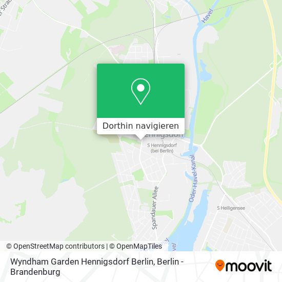 Wyndham Garden Hennigsdorf Berlin Karte