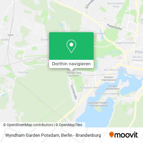 Wyndham Garden Potsdam Karte