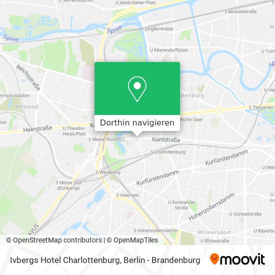 Ivbergs Hotel Charlottenburg Karte