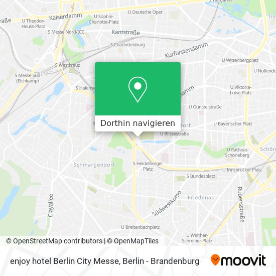 enjoy hotel Berlin City Messe Karte