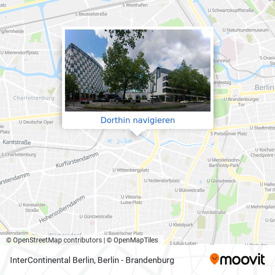 InterContinental Berlin Karte