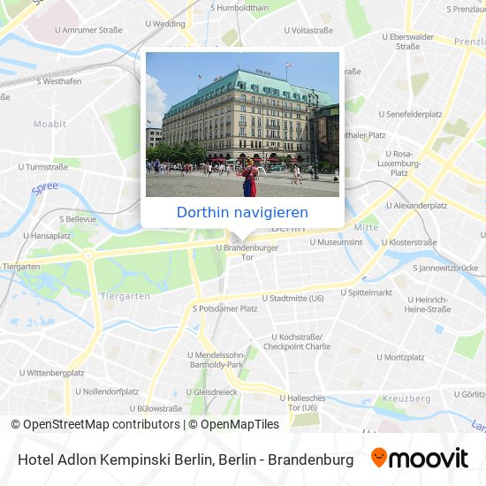 Hotel Adlon Kempinski Berlin Karte
