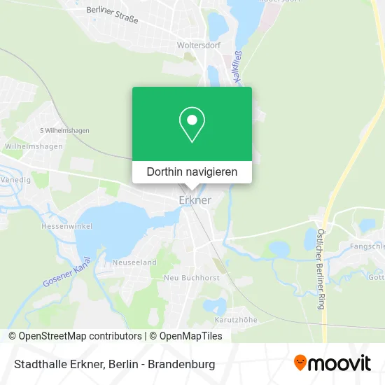 Stadthalle Erkner Karte